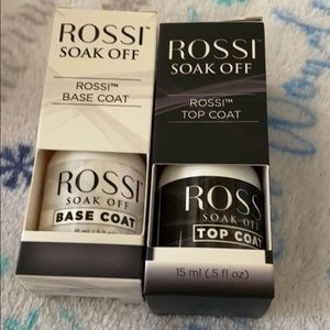 Rossi gel polish top and base coat kit